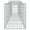 thumbnail image 3 of vidaXL Arched Gabion Baskets 6 pcs 400x50x60/80 cm Galvanised Iron, 3 of 4
