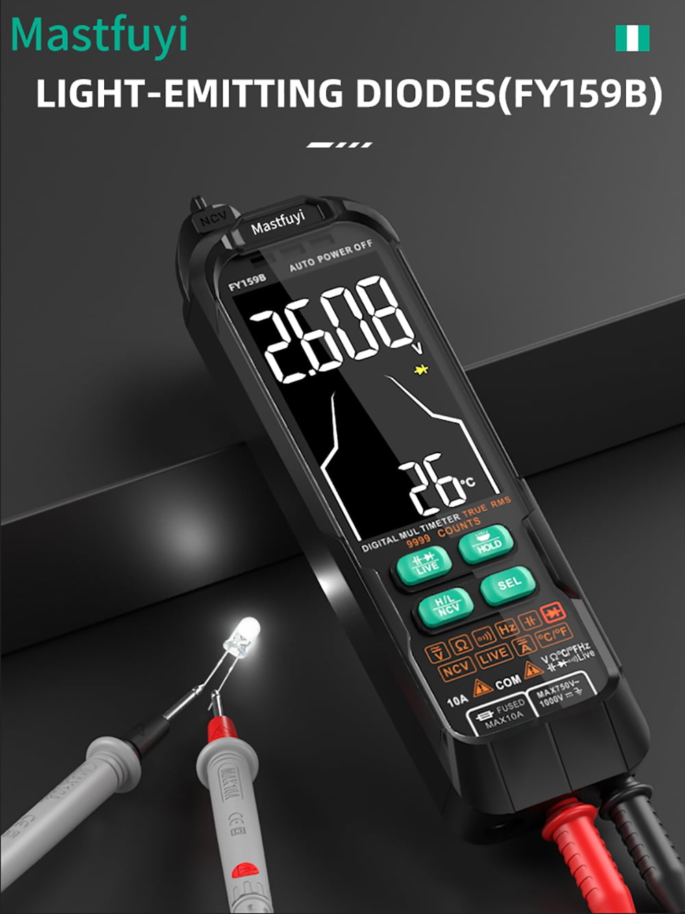 Multimeters,Fy159b Portable Display Hxber Siuke Dsfen