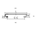 thumbnail image 3 of Design House Hilt 8 in. Center-to-Center Antique Brass Pull Value Pack (10 per Pack), 3 of 7