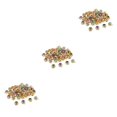thumbnail image 3 of Naiovety Cascabeles de metal con sonido claro, cascabeles artesanales para decoraciones festivas, manualidades navideñas, campanas estilo A Type1 NO1, 3 of 6