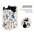 thumbnail image 3 of Yayeee Freestanding Laundry Hamper with Handle Collapsible Large Storage Basket for Clothes, Tropical Jungle Vibes, 3 of 7