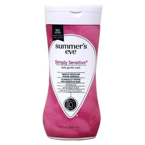 Summers Eve Cleansing Wash 9 Ounce Simply Sensitive (Pack of 2)