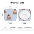 thumbnail image 5 of Honeii Playful Walrus Wonders Print Square Cushion Cover with Elastic Band & Ties,Sofa Cushion Covers,Furniture Protector for Living Room,Washable Sofa Seat Slipcover-Six Piece, 5 of 7
