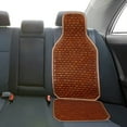 thumbnail image 4 of Summer Wooden Bead Car Seat Cushion Set, Breathable Backrest Cushion, Comfortable Seat Cover, Easy Installation for All Car Types, Cool and Stylish Design, 4 of 6