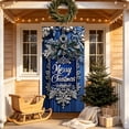 thumbnail image 5 of Christmas Door Cover, 35"x71" Xmas Hanging Banner Holiday Backdrop, Merry Christmas Background for Home Holiday Decor, T, 5 of 6