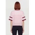 thumbnail image 4 of Women's Varsity Stripe Detail Short Sleeve Jersey Top, 4 of 4