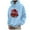 Light Blue, variant on LUOGENLI Mens Hoodies Pullover Camo Halloween Pullover Hoodie Long Sleeve Casual Sweatshirt with Graphic Print for Fall Season Comfort Fit Men Hoodies Graphic Blue Size M