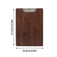thumbnail image 3 of &Craft&Stationery Kitchen Menu Board Clip - Solid Wood Recipe Clip Cutting Board Dish Rack Practical Menu Board Clip for Home Living, 3 of 7