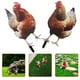 thumbnail image 3 of 2 estacas decorativas acrílicas para gallinas de jardín, césped o suelo., 3 of 8