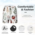 thumbnail image 5 of Lsque Mens Swim Trunks Watercolor Ladybug Pattern - Bathing Suit Compression Liner - Beach Swim Shorts Swimwear - (S-3XL) - Stretch Quick Dry -Medium, 5 of 9