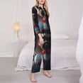 thumbnail image 4 of Lsque Chucky Pattern Long Sleeve Pajama Set for Women - Soft 2-Piece Sleepwear and Loungewear Set with Pockets, Comfy Nightwear, 4 of 8
