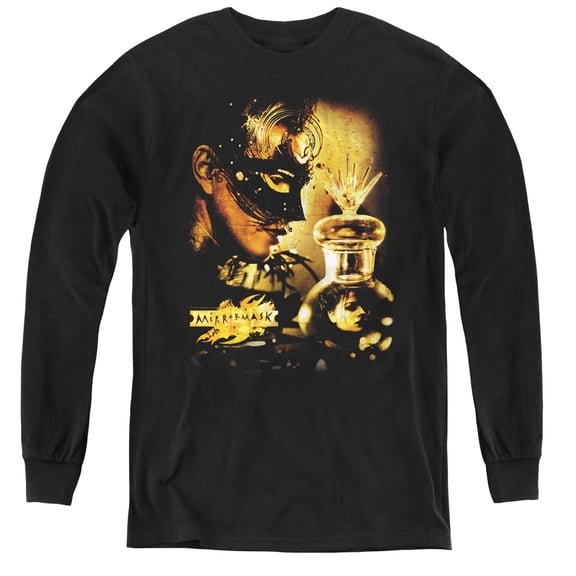 Mirrormask Trapped Youth Long Sleeve T-Shirt Tee Black
