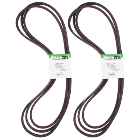 SureFit Deck Drive Belt Replacement for Bad Boy 041-0226-00 Compact Diesel 61  Cutting Deck Lawn Mowers 2 Pack