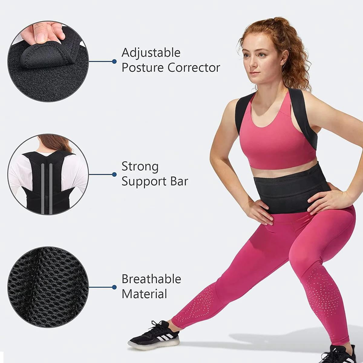 Unisex Posture Corrector – Strong Back & Shoulder Support Brace for Better Posture