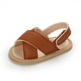 thumbnail image 6 of AKAFMK Baby Walking Shoes 12-18 Months,Girls Sandals,Toddler Kid Baby Summer Breathable Soft Bottom Casual Non-slip Sandals Brown Sizes 4-6, 6 of 6