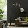 thumbnail image 3 of Lite Source Ls-83692 Stein 3 Light 89" Tall Arc Floor Lamp - Black, 3 of 4