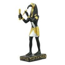 Ebros Egyptian Classical Deities Miniature Figurine Gods Of Egypt Dollhouse Miniature Statue Legends Of Ancient Egypt Educational Sculpture Collectible (Thoth God Of Technology)