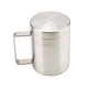 thumbnail image 5 of Taza de acero inoxidable con tapa, taza para beber, taza térmica de doble capa, para leche y jugo. 250ml, 5 of 9
