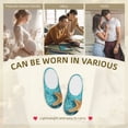thumbnail image 7 of KLL Starfish And Seashell On The Beach 1 Pattern Adult Unisex Cozy Slippers,Fuzzy Slip-on Slippers TPR Sole Slippers Comfort Plush Home Footwear for Indoor & Outdoor-39/40, 7 of 7