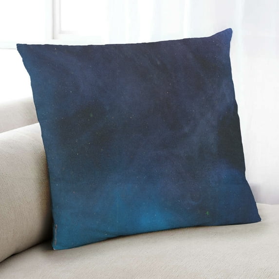 Ahgly Company Color Focus Blue Indoor Throw Pillow, 18 inch by 18 inch
