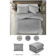 thumbnail image 2 of Grace Living Zipporah Cotton Comforter Set - Exceptionally Cozy, Solid Neutral Color, 2 of 5