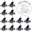 thumbnail image 1 of MotionGrey Roulettes de Chaise de Bureau -Lame à Roulettes, Roues Ergonomiques, Support de Chaise de Jeu Pivotant pour Roulement en Toute Sécurité sur Toutes les Surfaces (Lot de 12), 1 of 10