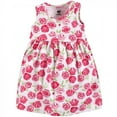 thumbnail image 4 of Hudson Baby Infant Girl Cotton Dress, Cardigan and Shoe 3pc Set, Pink Roses, 0-3 Months, 4 of 5