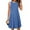 Blue, variant on LYEAA Plus Size Dresses for Women Casual Sleeveless Elegant Loose Knee Length Sundress Crewneck Solid Fashion Flowy Summer Beach Vacation Comfortable Dresses Beige L