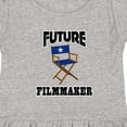 thumbnail image 4 of Inktastic Future Filmmaker Director Chair Girls Toddler Dress, 4 of 5