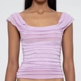 thumbnail image 4 of Summer Women'S Undershirts Tank Tops Solid Color Lace Backless Athletic Tank Top — L, 4 of 5