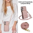 thumbnail image 3 of Crossbody Lanyard Leather Wallet Case For Samsung Galaxy S23 Series,iPhone 16, 3 of 7
