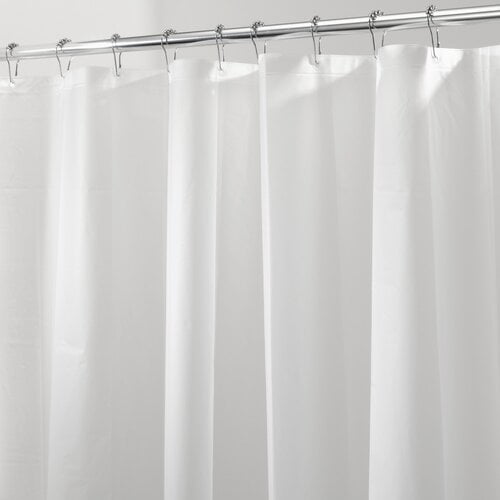 72x72 NEW InterDesign Mold/Mildew Resistant PEVA 3 Gauge Shower Curtain Liner 