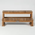 thumbnail image 4 of Titan Great Outdoors Teak Portable Spa Steps, 2-Tier Hot Tub Steps, 4 of 6