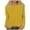 Yellow, variant on Wlynlyn Long Sleeve Tops for Women Crew Neck Shirts Solid Color Basic Tee Fall Blouse Loose Fitted Tunic Tops Fall Outfits