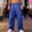 #Blue, variant on DPTALR Men's Solid Color Wide-Leg Workwear Sweatpants Elastic Waist,White,Size L