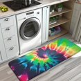 thumbnail image 3 of Colorful Tie Dye Pattern Kitchen Rug Mat,Kitchen Runner Rugs Non Skid Washable,Decorative Kitchen Floor Mats for Kitchen,Sink,Laundry,17"x47.2", 3 of 7
