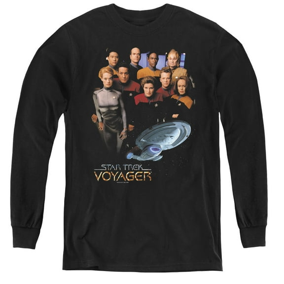 Star Trek - Voyager Crew - Youth Long Sleeve Shirt - Medium