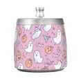 thumbnail image 7 of Yayeee Ashtray with Lid for Cigarette Smokeless Stainless Steel Home Ash Holder, Purple Halloween, 7 of 7