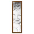 thumbnail image 2 of ArtToFrames 10" x 37" Honey with Gold Picture Frame, 10x37 inch Brown MDF Poster Frame (WOM-4446), 2 of 7