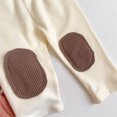 thumbnail image 4 of Generic Baby Organic Cotton Baby Kneepad Design Unisex Baby Pants Clothes Comfortable and Soft（0-6 Months Brown）, 4 of 5