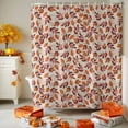 thumbnail image 3 of Vintage Fall Leaves Shower Curtain for Bathroom, Retro Watercolor Botanical Waterproof Shower Curtains Washable Quick Dry with Hooks Bathtub Curtains 72x72 IN, 3 of 6