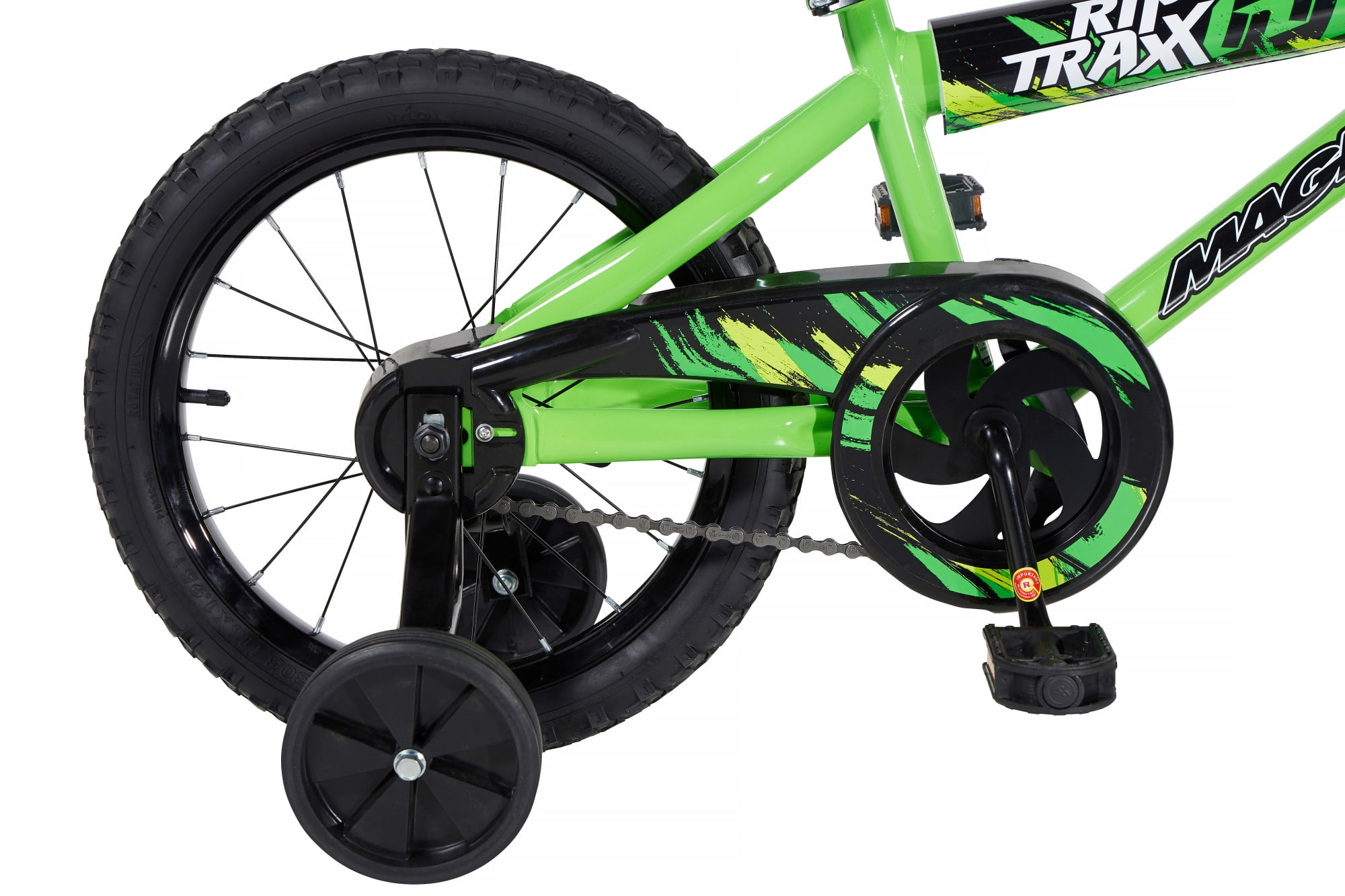 trax bmx green