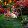 thumbnail image 4 of JoyMoreHome Acrylic Rooster Crafts Sculpture Decor, Interior Room and Kitchen Decor, Outdoor Lawn, Garden, Patio Art Deco and Gifts, 4 of 9