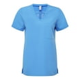 thumbnail image 4 of Onna NN300 Women's Limitless V-Neck Stretch Scrub Top-CEIL BLUE-M, 4 of 4