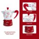 thumbnail image 2 of Espresso Wdt Pot Camping Espresso Maker Metal Coffee Pot Stovetop Coffee Maker Stovetop Pots, 2 of 3