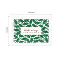 thumbnail image 4 of Masterpiece Holly Berry Merry Christmas Laser Cut Cards / 10 Boxed Holiday Card Set With Coordinating Full Color Envelopes / 5" x 7" Laser Cut Folded Winter Greenery Greeting Cards With Inside Verse, 4 of 6