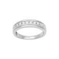 thumbnail image 2 of 1/3 Carat TW Lab-Grown Diamond Sterling Silver Women's "Cherish" Anniversary Band, 2 of 8