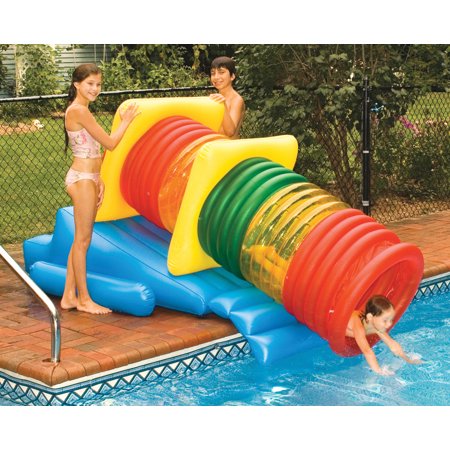 swimline 71 inch swimming pool inflatable suntan tub lounge water raft float