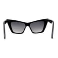 thumbnail image 2 of Womens Gothic Square Cat Eye Retro Fashion Sunglasses Black Smoke, 2 of 4