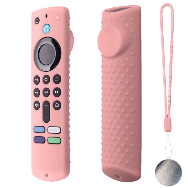 Funda protectora de silicona para Fire TV Stick (3.ª generación con Dolby Vision Dolby-Atmos remoto a prueba de golpes antideslizante Universal